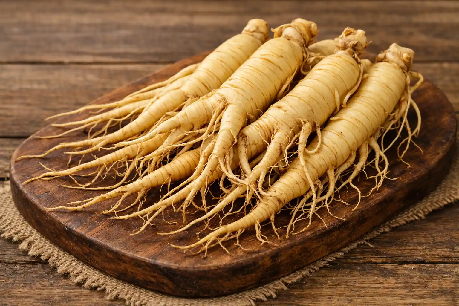 Fresh Ginseng Root Used for Natural Health and Wellness