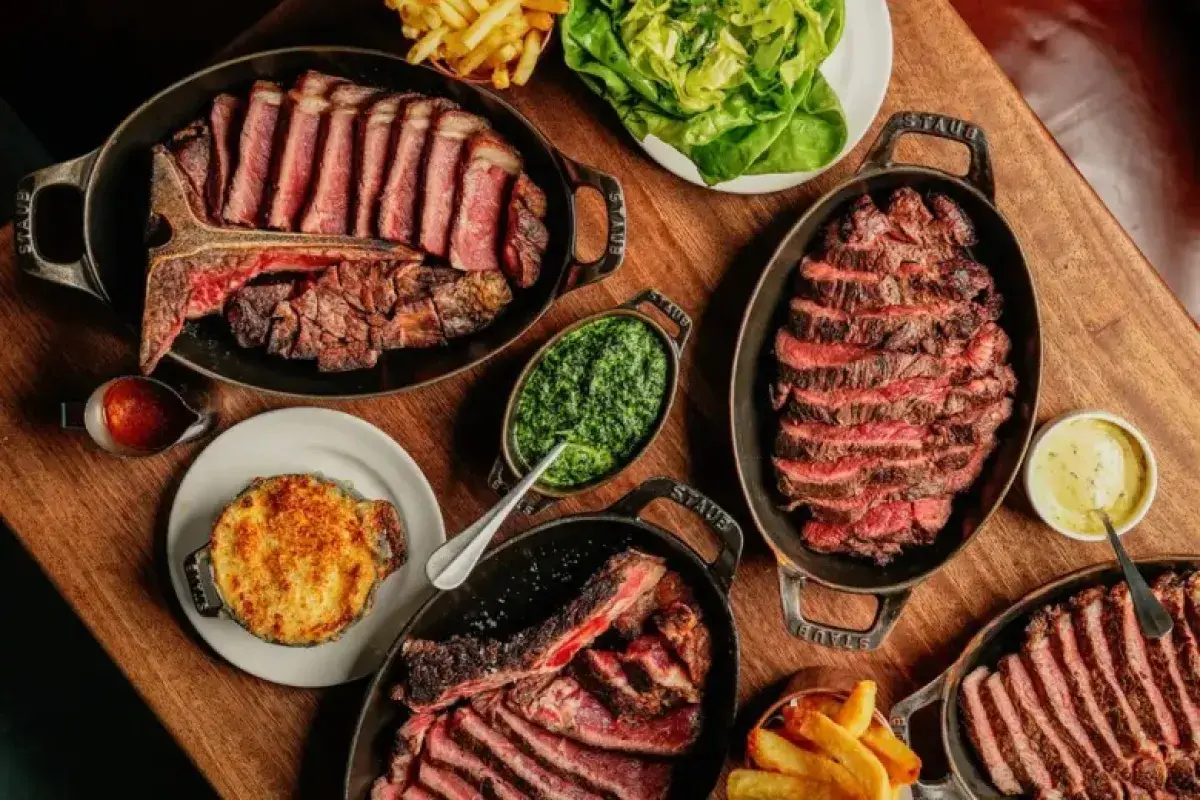 Perfectly Charred Steak at Hawksmoor London