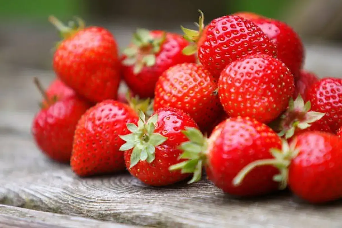Sweet strawberries for acne prevention and radiant skin