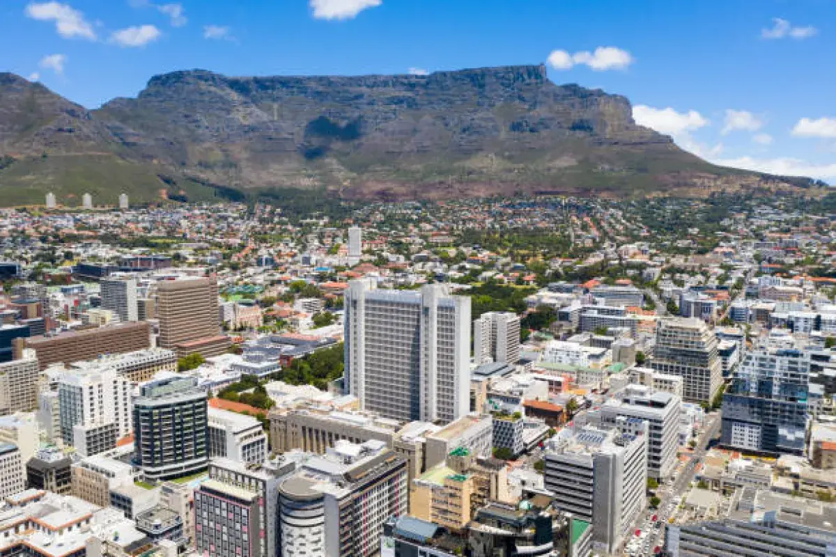 Cape Town Cityscape with Table Mountain