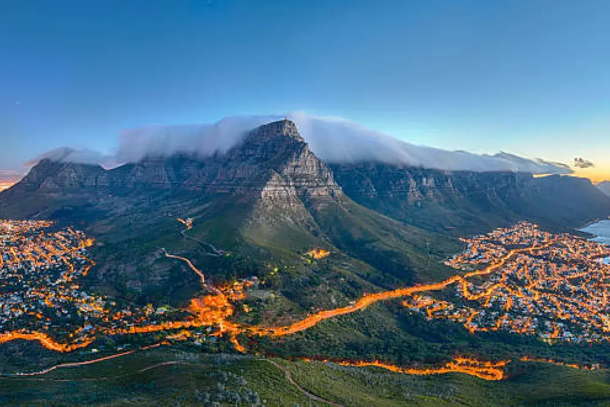 Sunset Over Cape Town