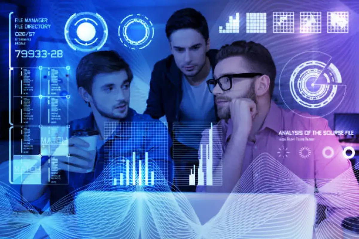 AI tool generating data insights for an American business team