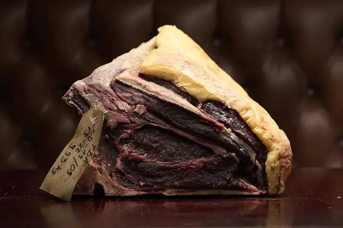 Dry Aged Beef Display at Goodman Steakhouse London