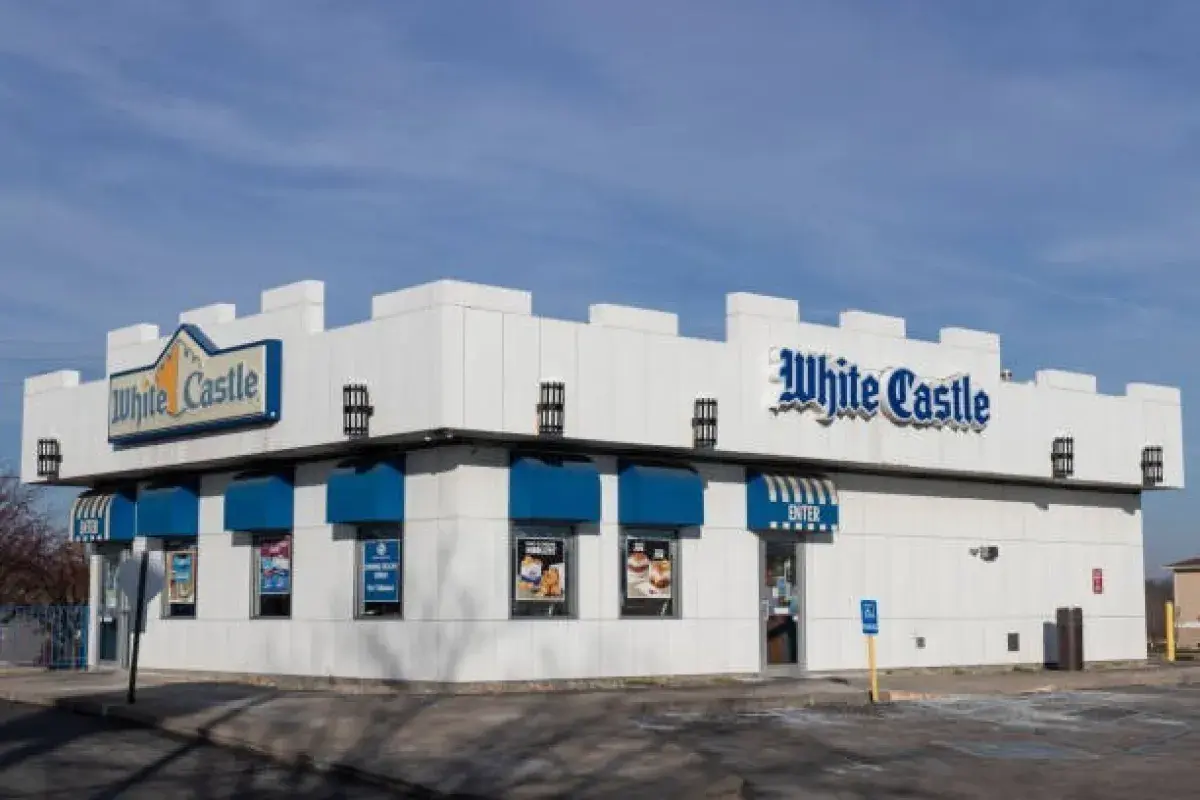 White Castle Restaurant with Castle Architecture