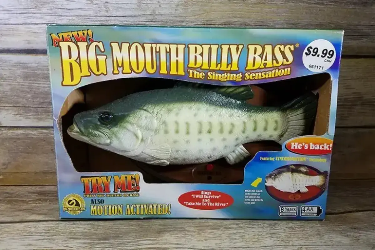A singing fish novelty gift