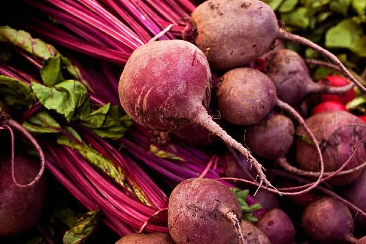 Beets supporting natural liver detox enzymes