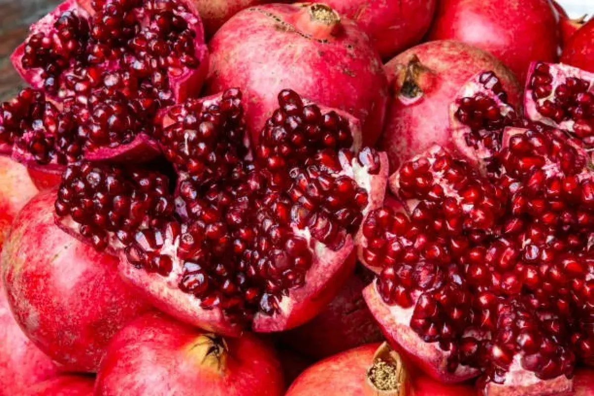 Pomegranate Seeds Rich in Polyphenols