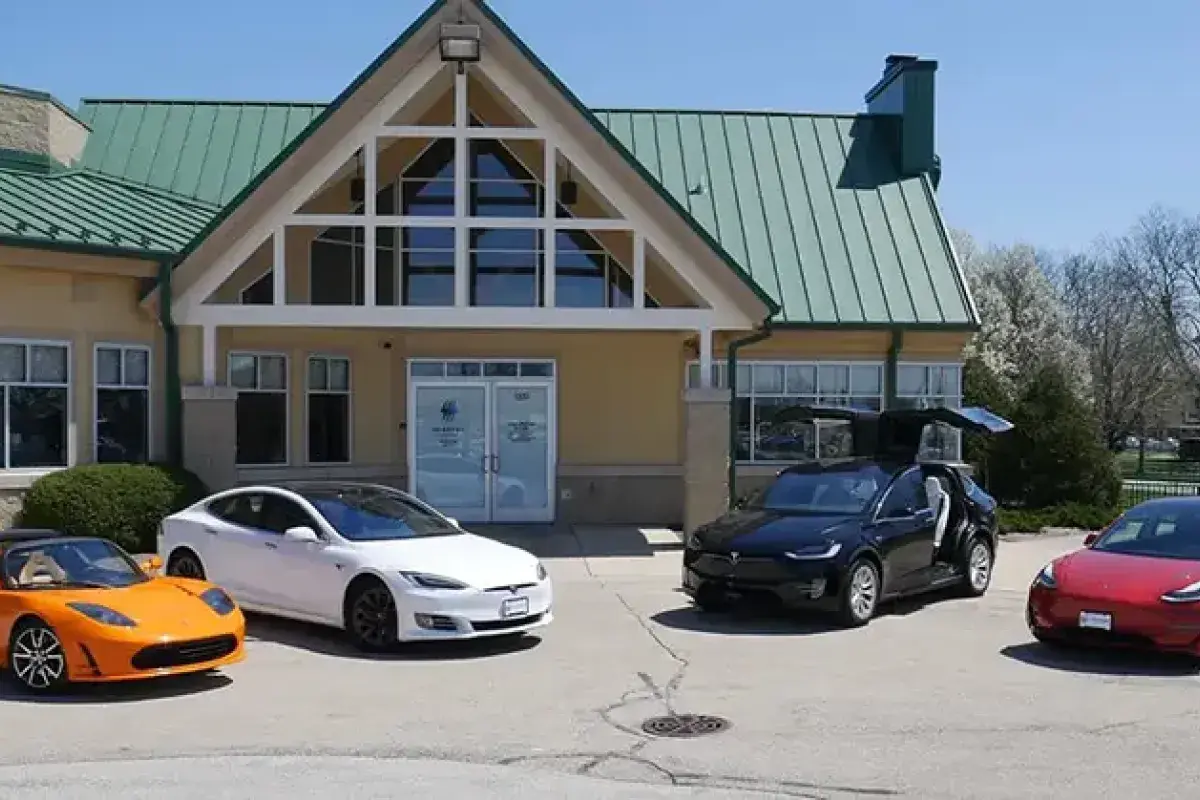 Evolution of Tesla vehicles from Roadster to modern models