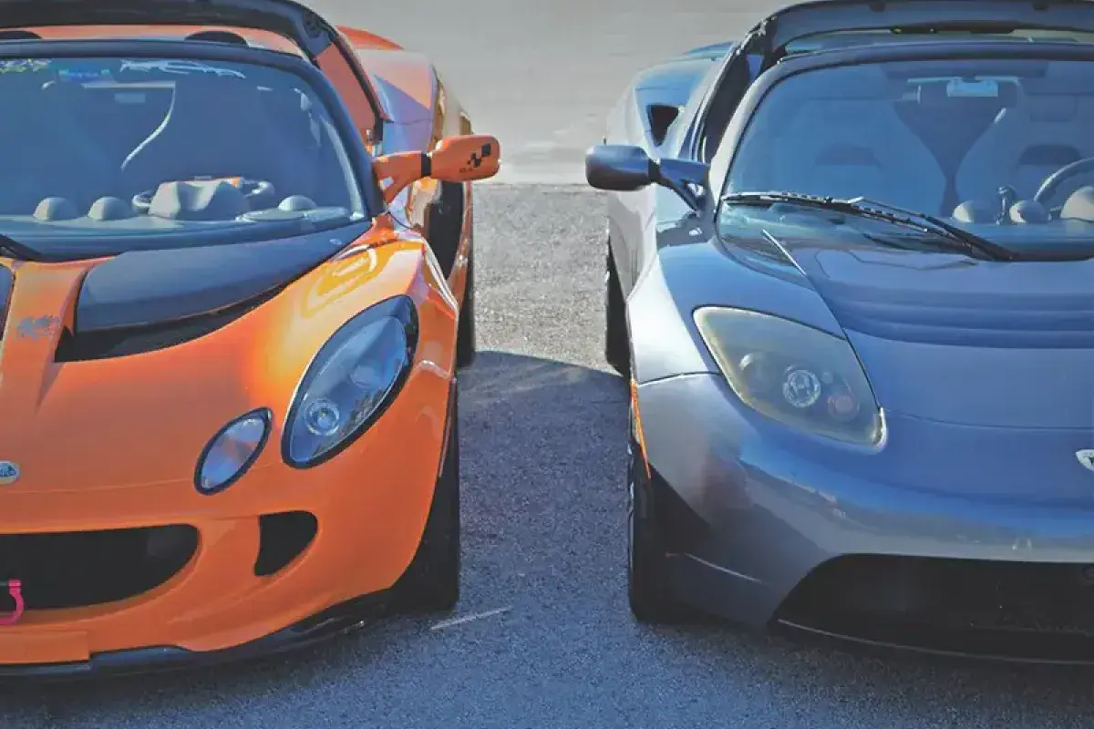 Original Tesla Roadster prototype based on Lotus Elise chassis