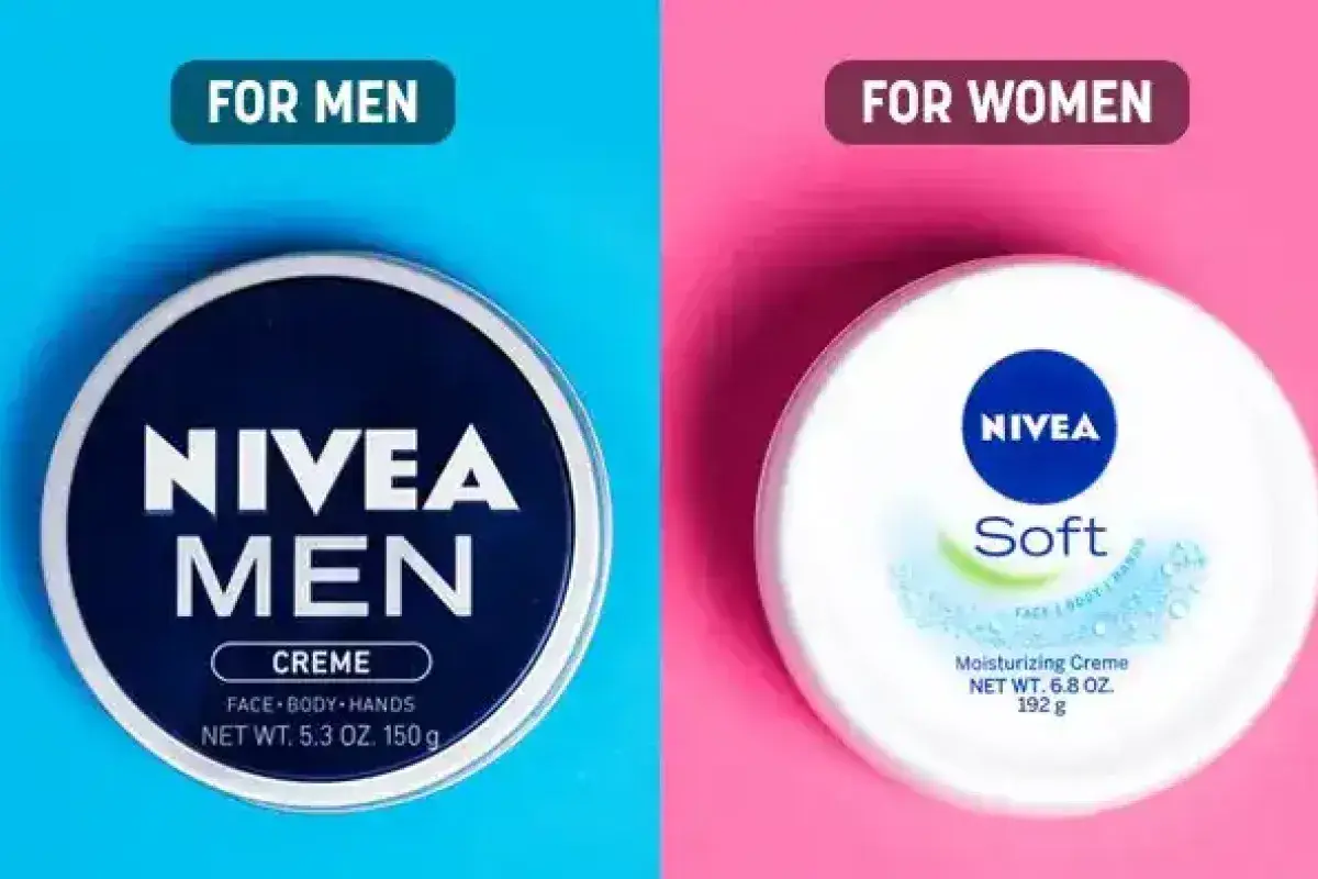Size comparison of gender specific consumer products