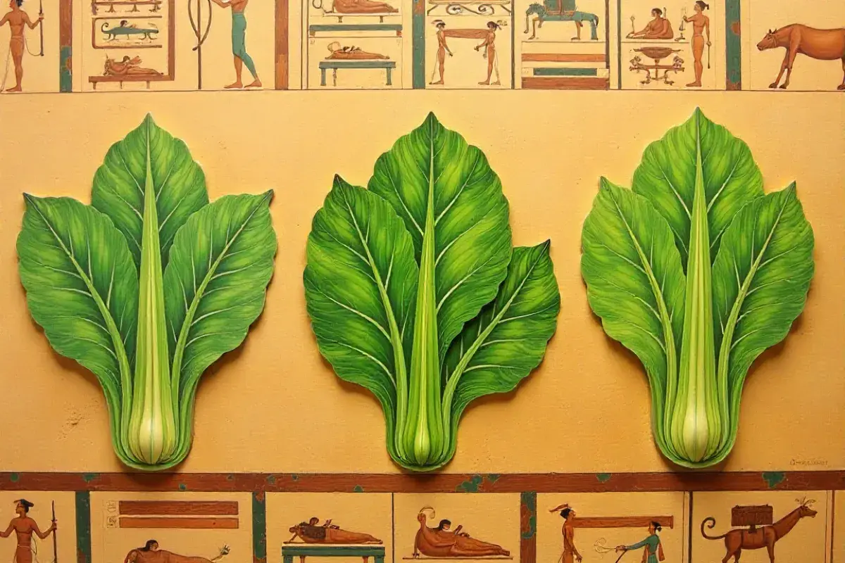 Ancient Egyptian Depiction of Lettuce Cultivation