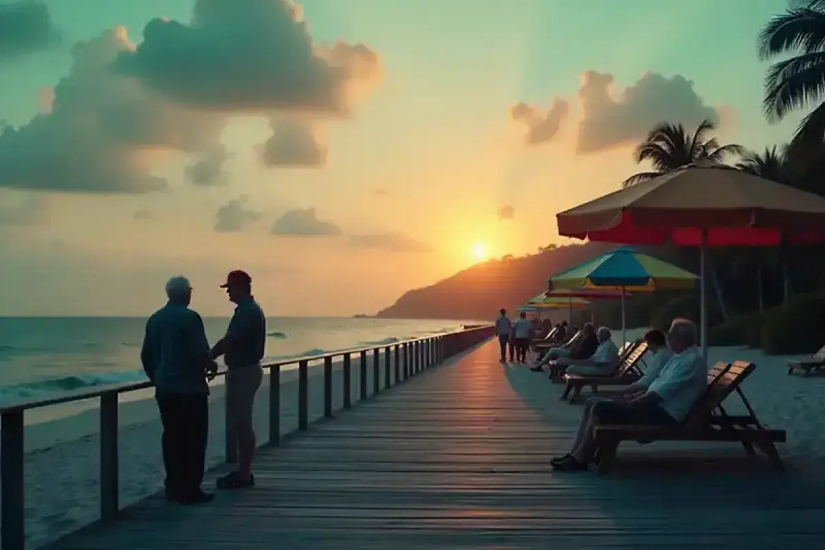 Peaceful retirement by the ocean in an affordable country