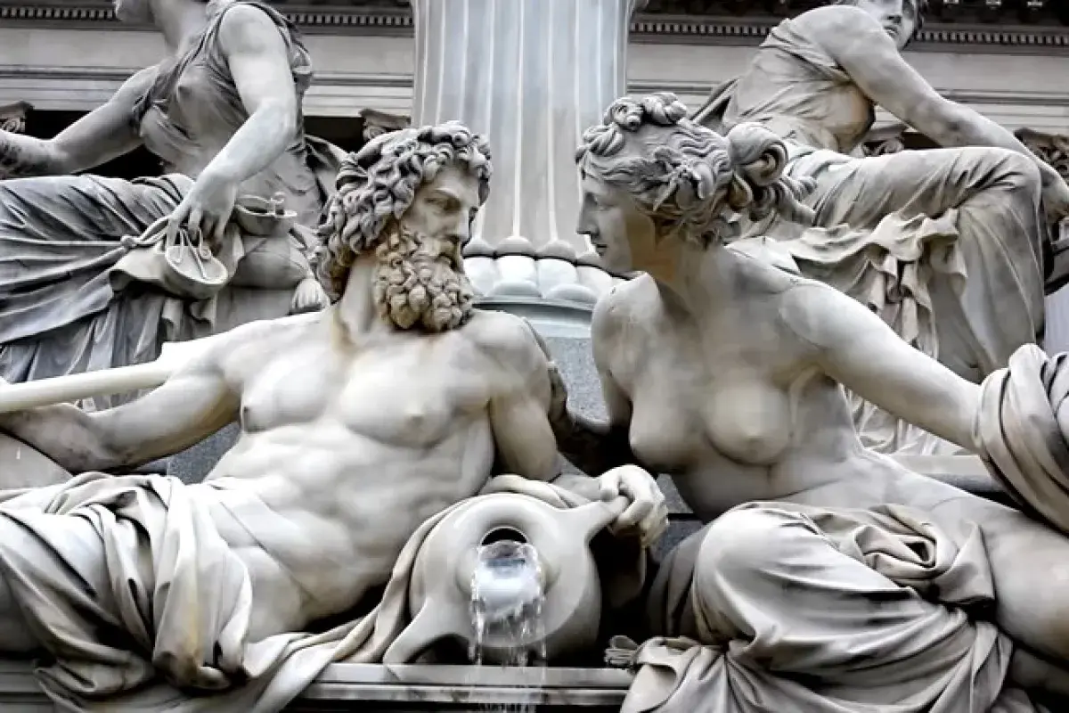 Greek gods and mortals in mythology
