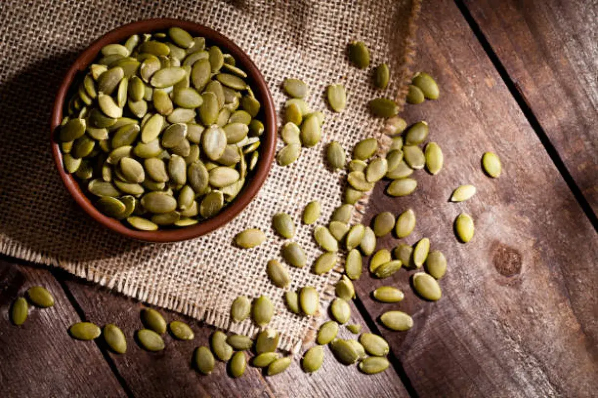 Pumpkin seeds rich in minerals for mental clarity
