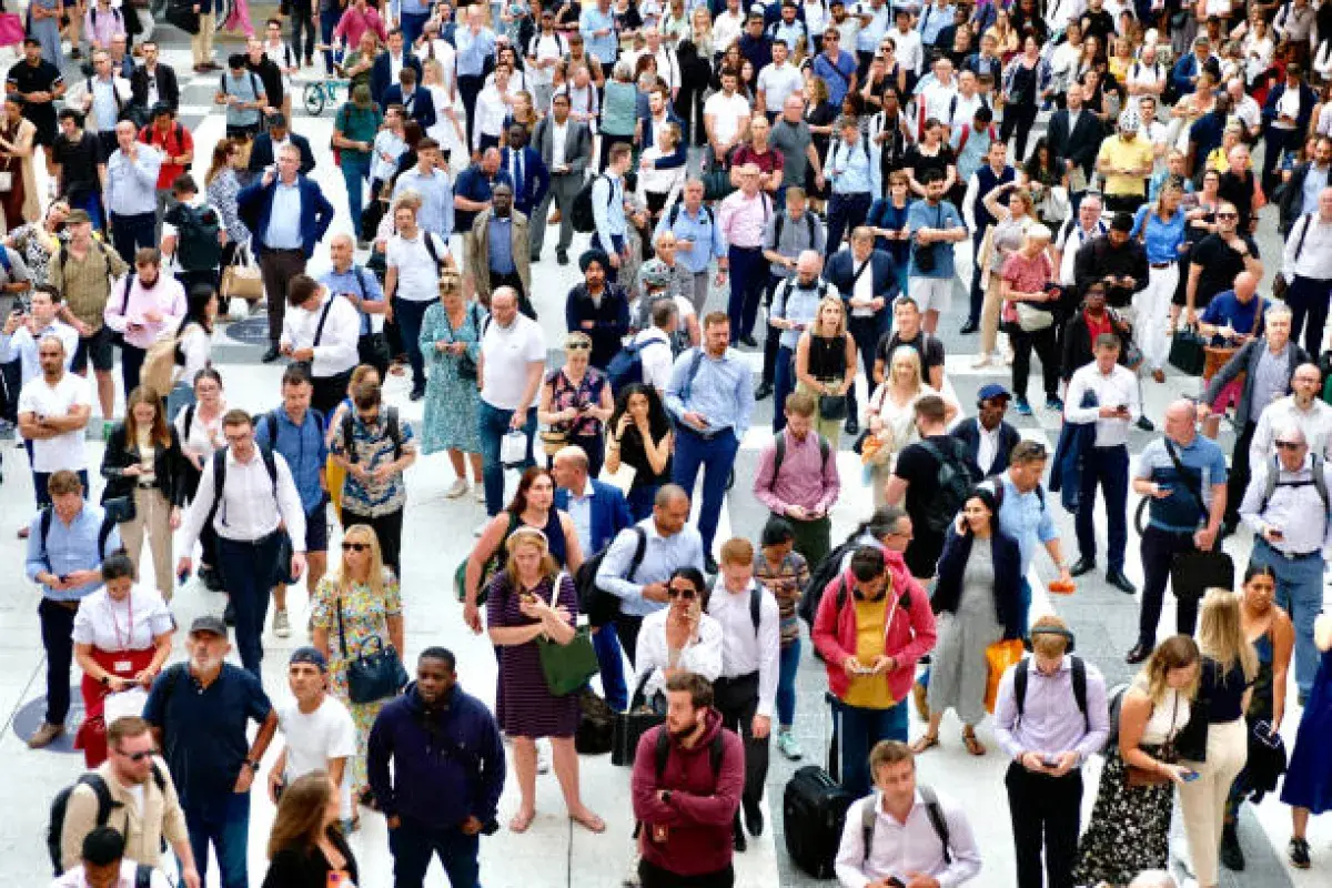 People using mobile phones in urban and rural settings