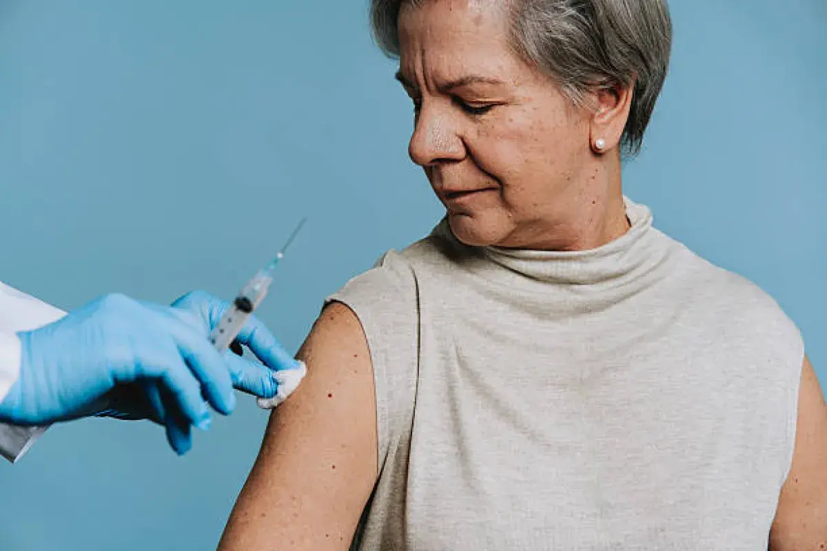 Adults receiving routine vaccinations