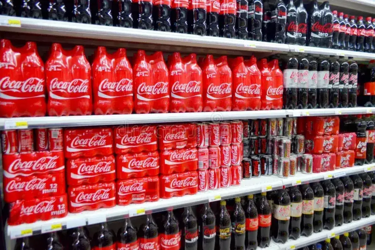 Millions of Coca-Cola bottles consumed every day worldwide