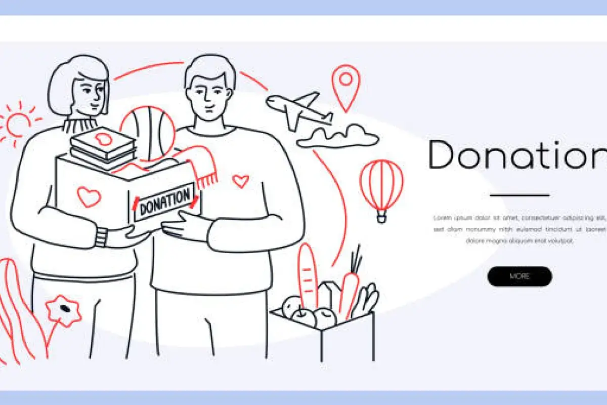 Fraudulent charity website requesting urgent donations