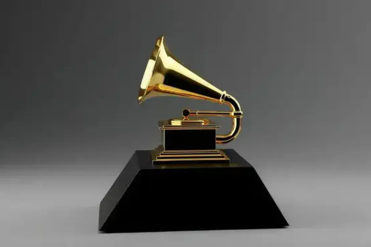Grammy Award symbolizing music industry recognition
