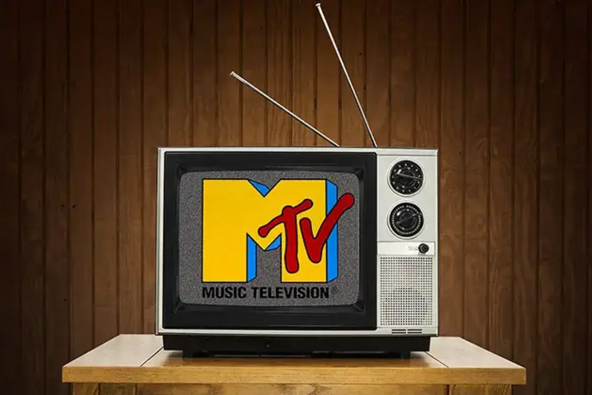 MTV logo representing 1980s music television culture