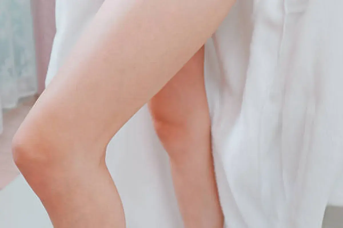 Smooth skin after bikini waxing regrowth