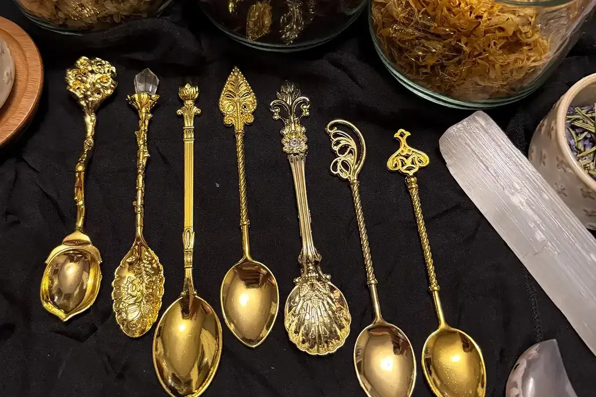 Antique apothecary spoon from the nineteenth century