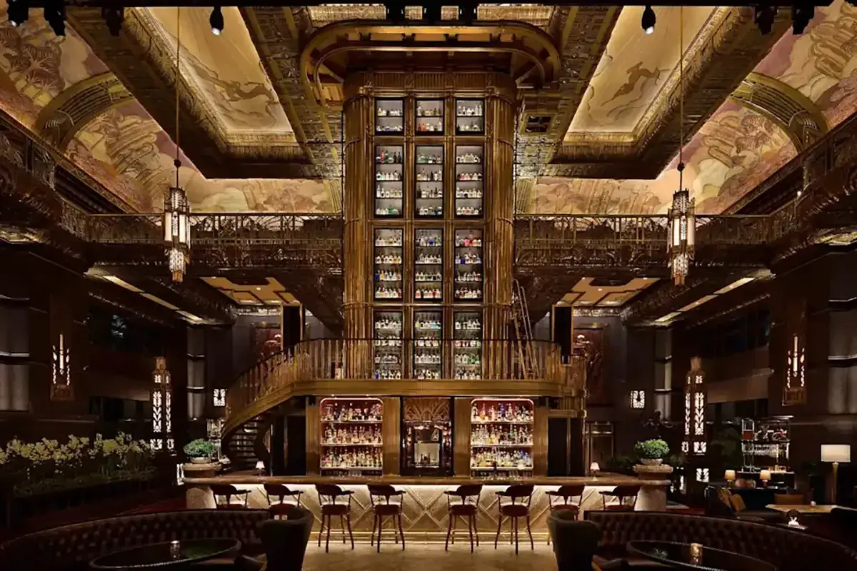 Atlas Singapore Art Deco gin bar interior