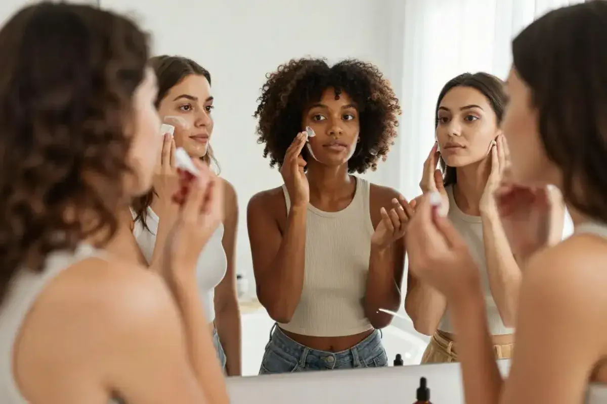 Diverse women with different skin types showing personalized skincare needs