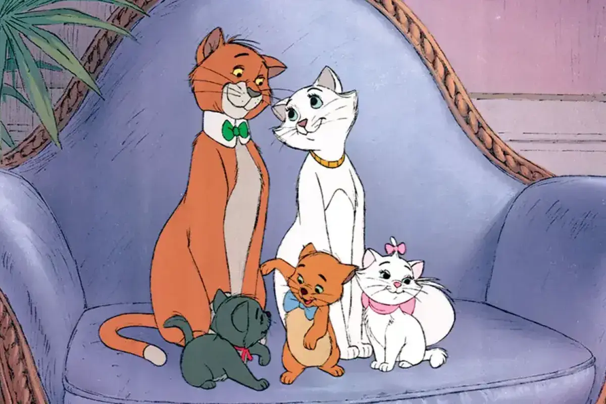 Duchess and kittens in The Aristocats