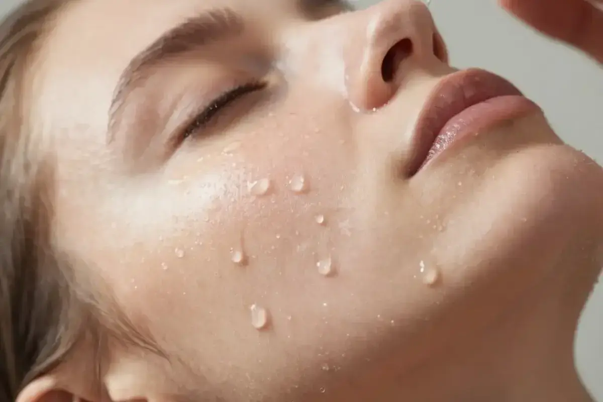 Hydration makes a huge difference on facial