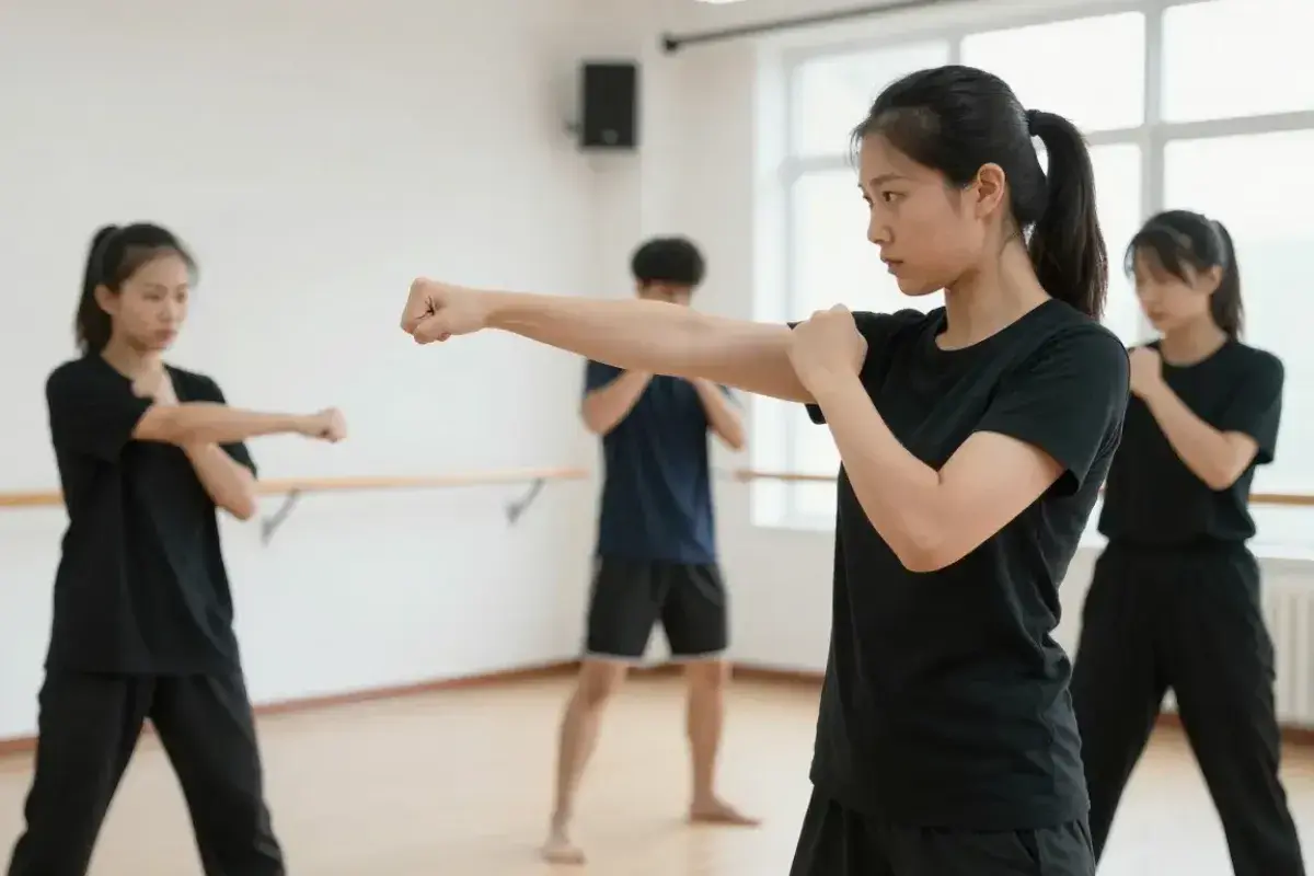 Learning basic self defense skills