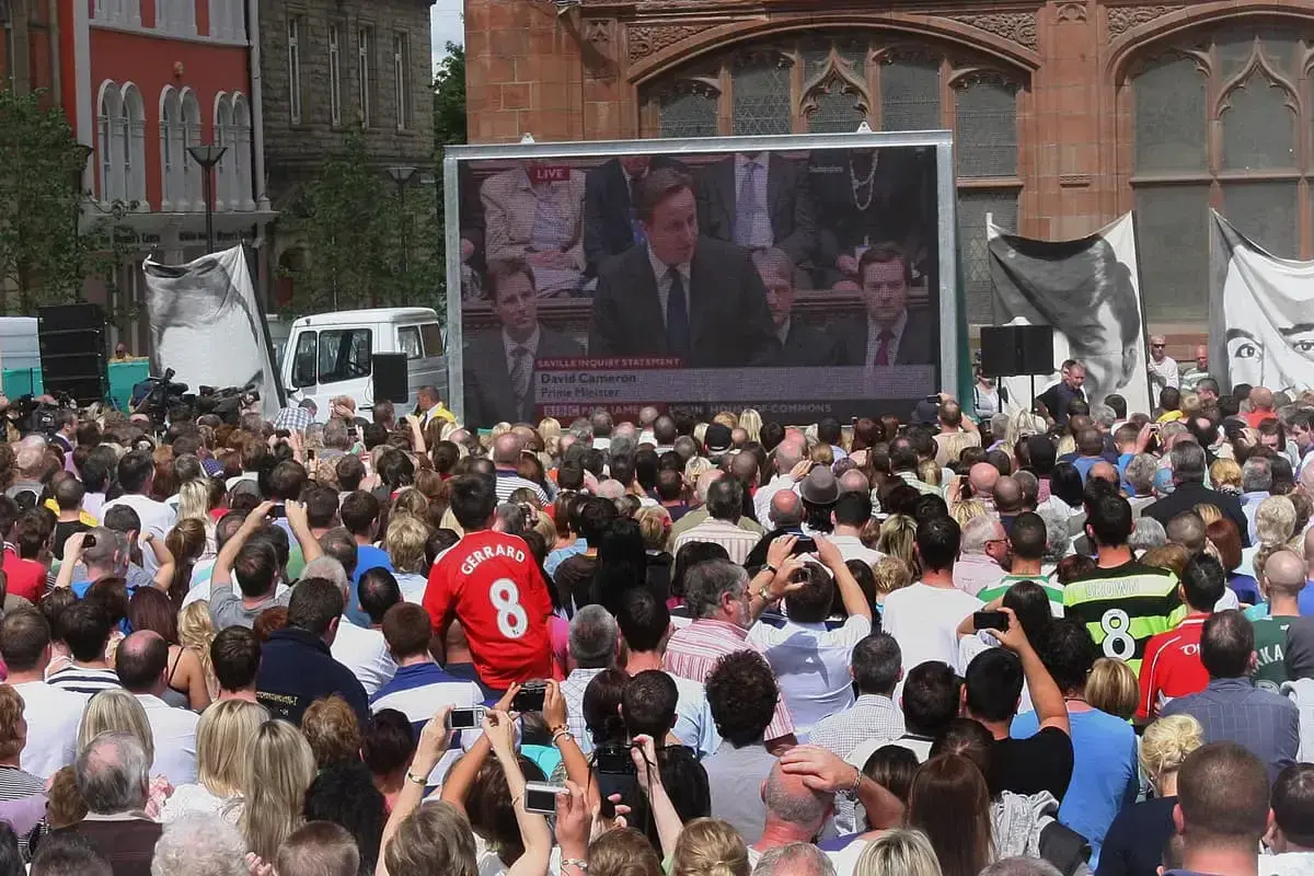 Reaction to the Saville Inquiry findings in Derry