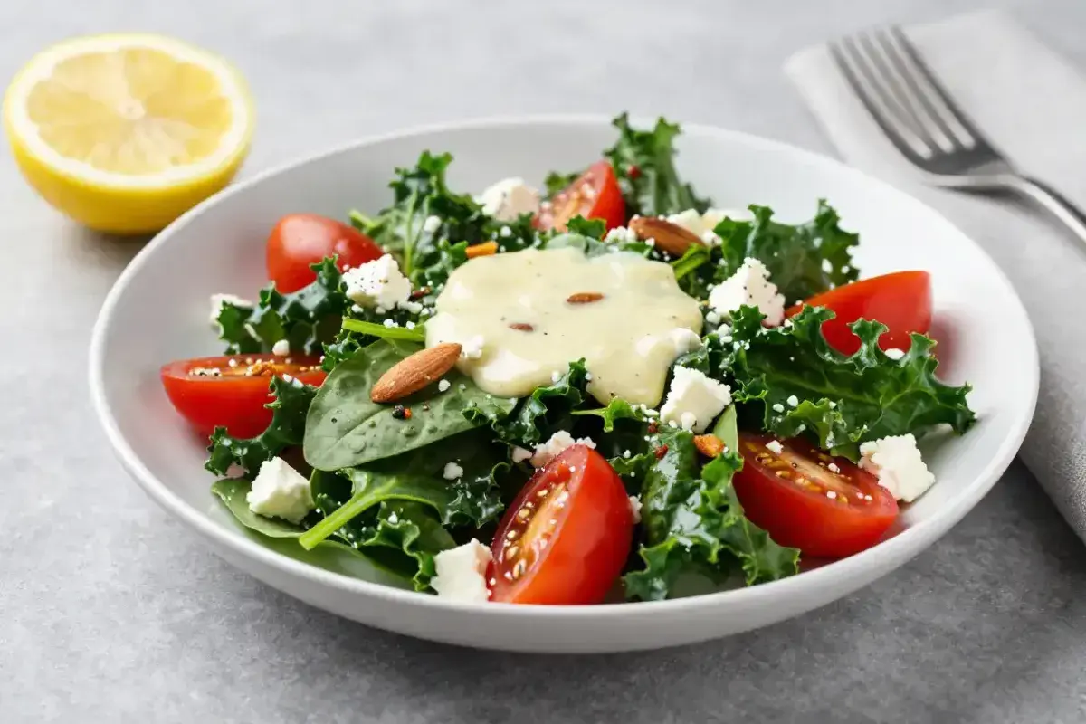 spinach and kale salad