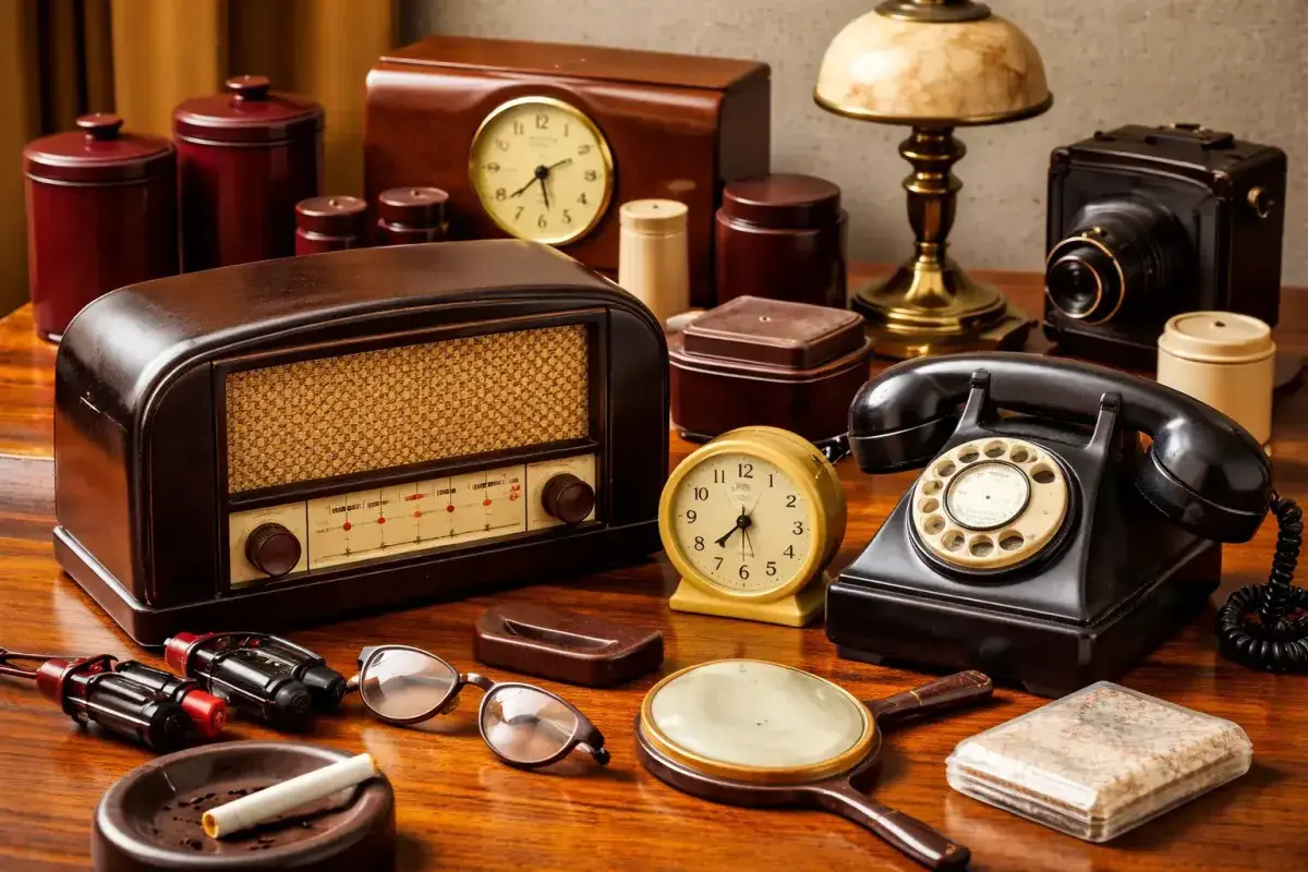 Early Bakelite Radios and Telephones from 1907