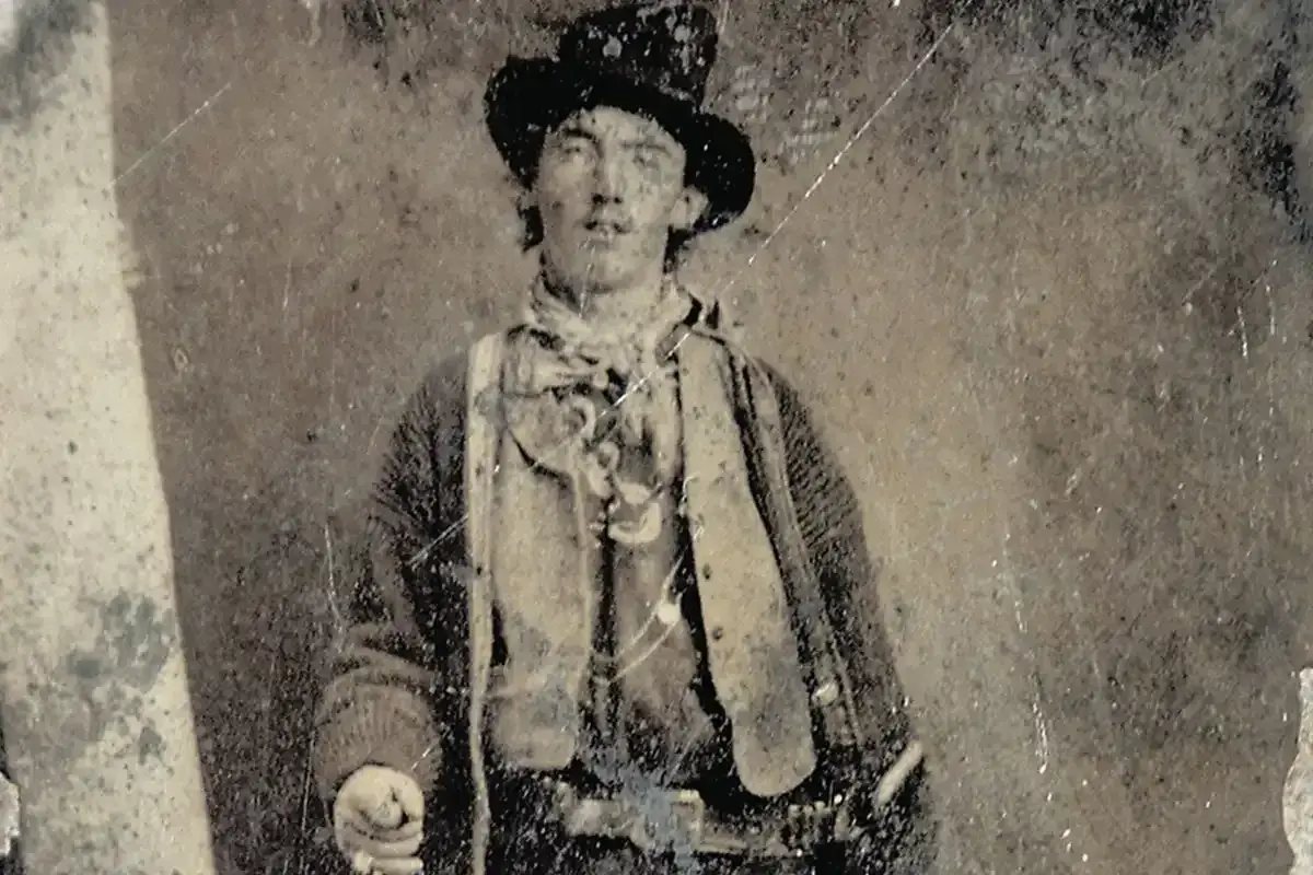 Billy the Kid tintype photograph from the American frontier