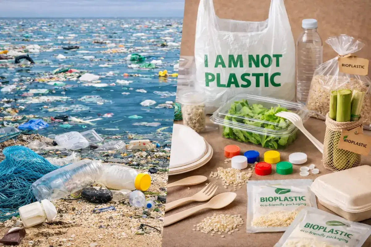Plastic Pollution and Sustainable Bioplastics Solutions