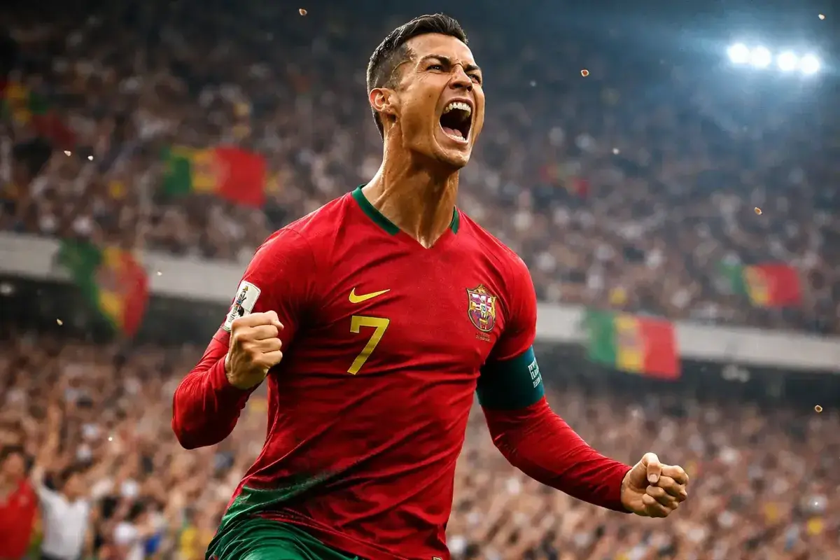 Cristiano Ronaldo iconic goal celebration