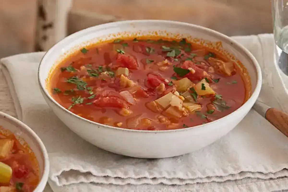 Manhattan clam chowder bowl
