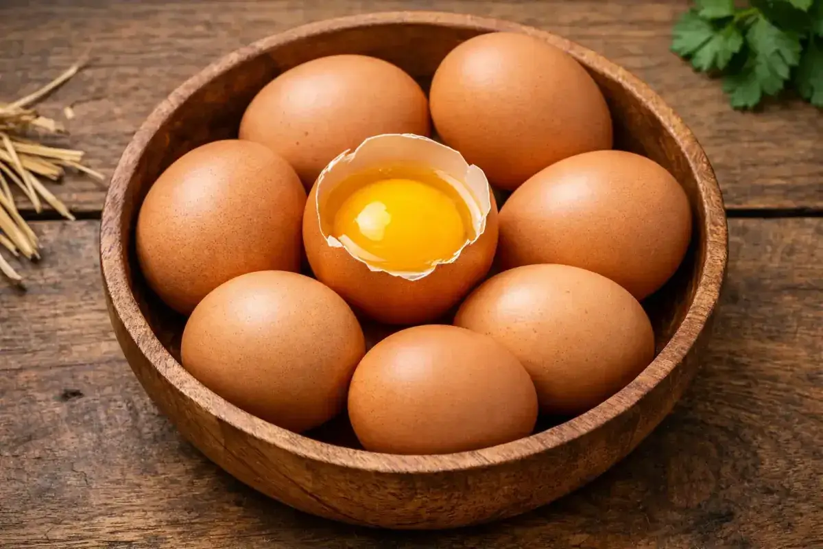 Eggs rich in protein and biotin for stronger hair