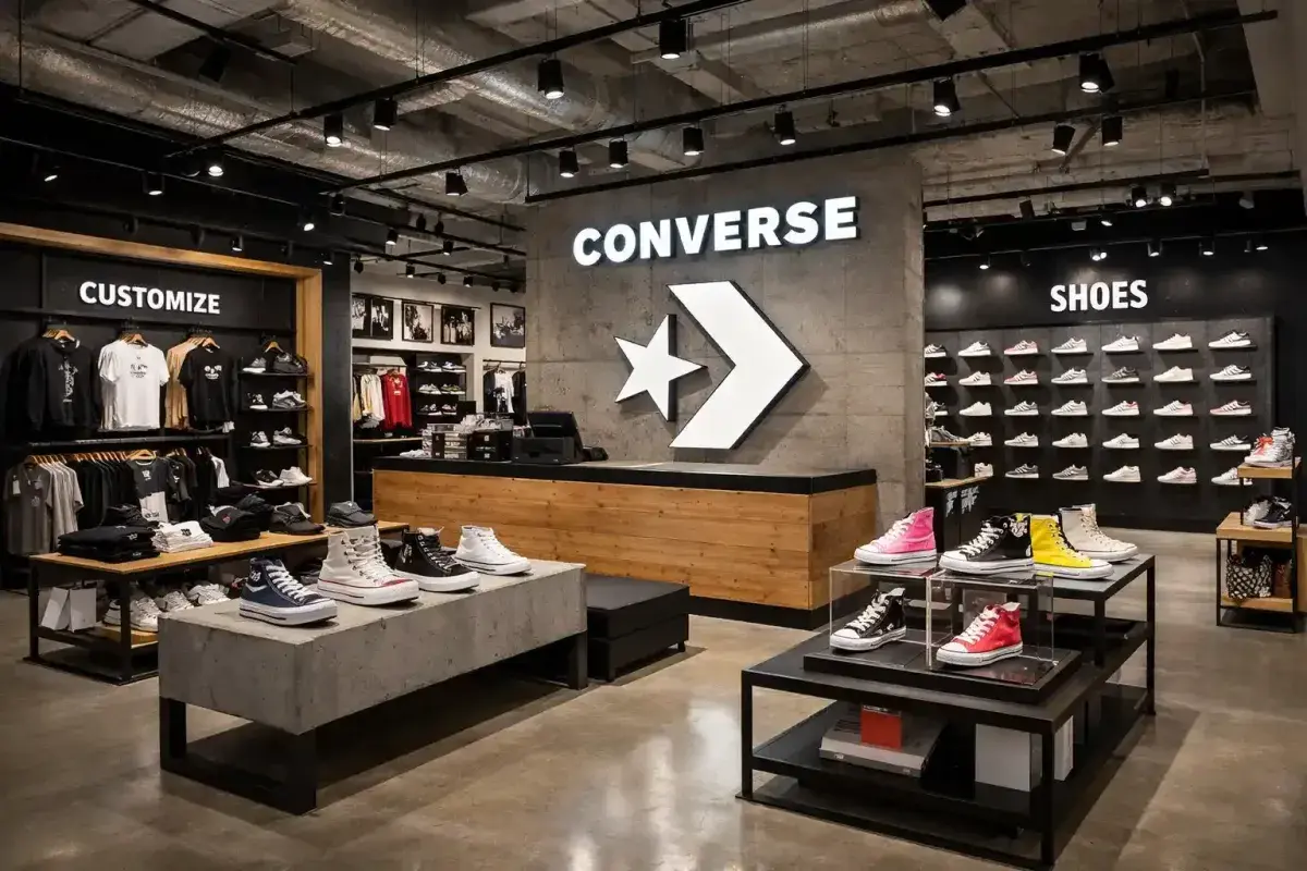 Contemporary Converse retail store interior