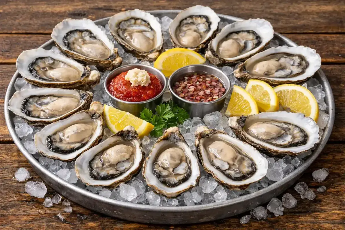 Oysters rich in zinc for hair growth and repair