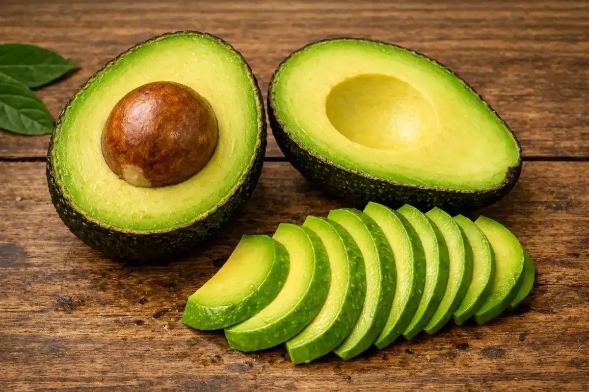 Avocado full of vitamin E for strong shiny hair