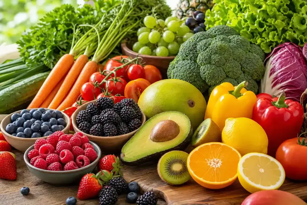 Colorful Fruits and Vegetables for Healthy Aging