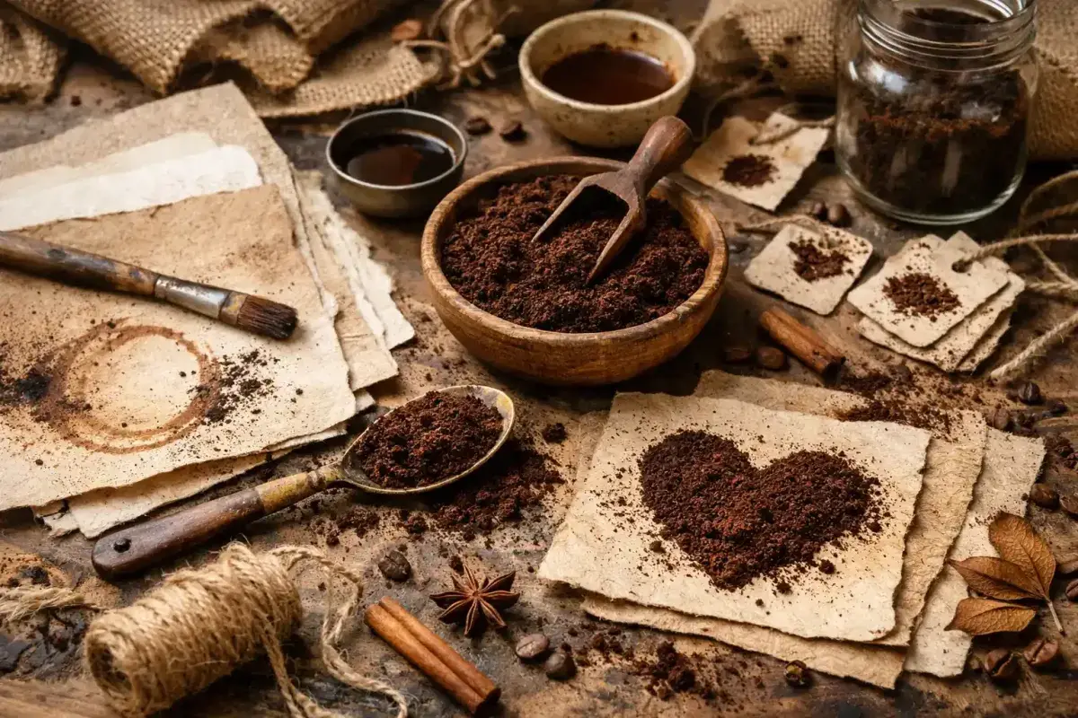 Craft Projects Using Coffee Grounds