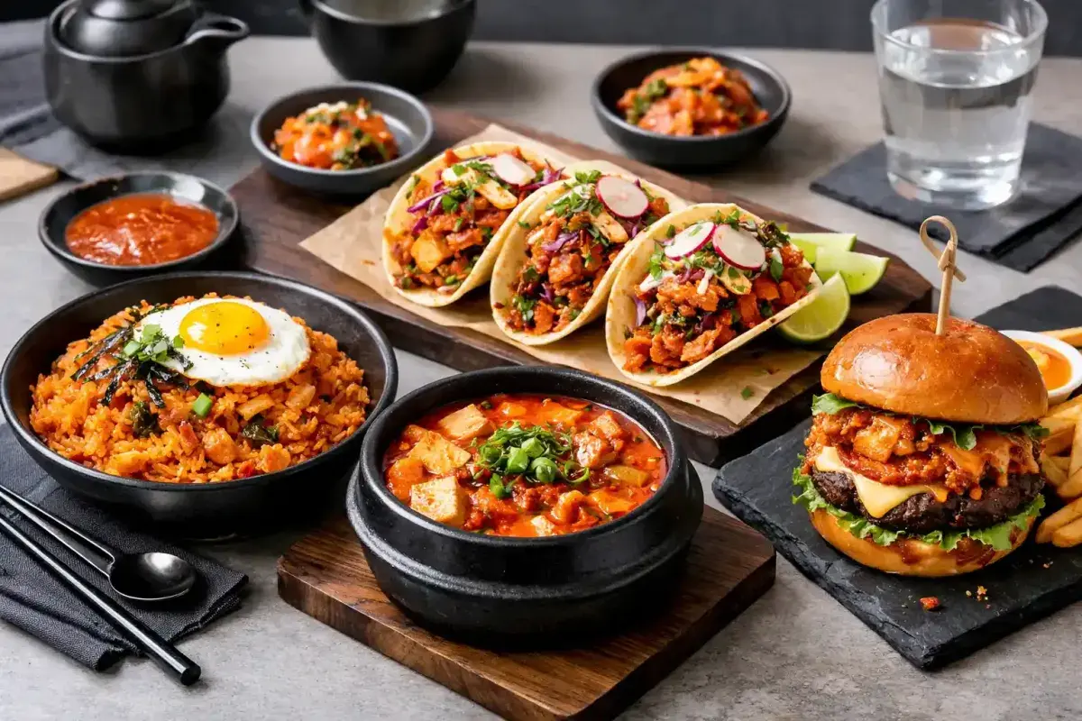 Creative Korean and Fusion Recipes Made with Kimch