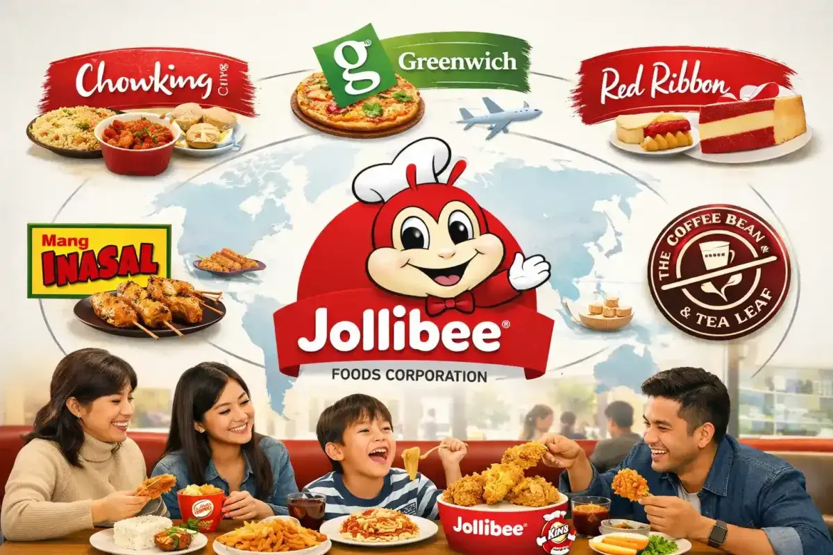  Diverse restaurant brands managed by the Jollibee organization