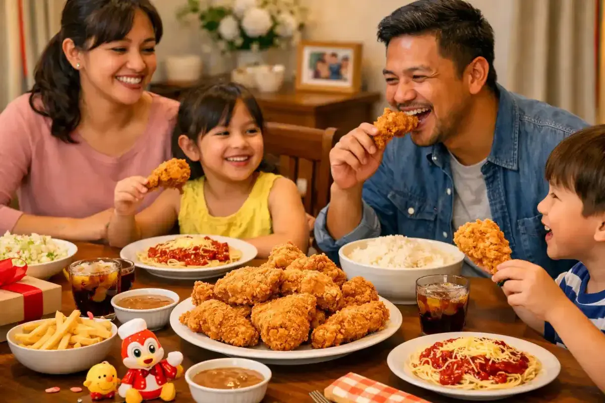 Famous Chickenjoy meal enjoyed by customers