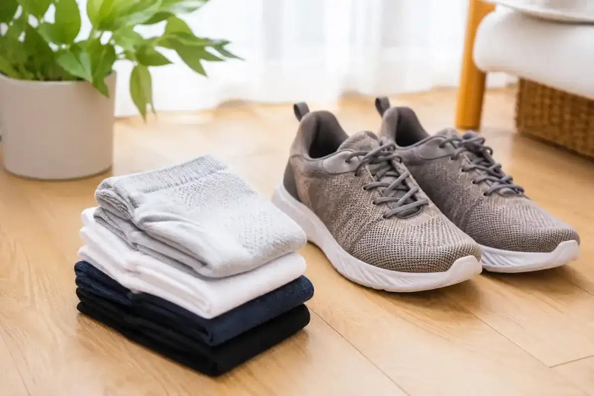 Fresh breathable socks ready for everyday comfort