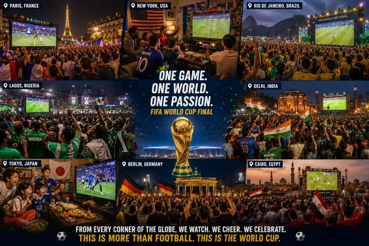 Global audience watching the FIFA World Cup final
