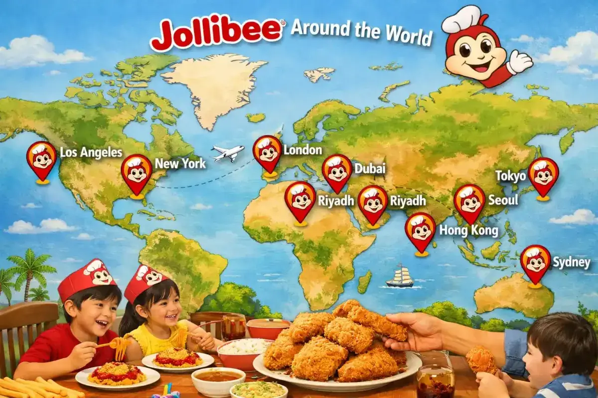 Jollibee's growing presence around the world